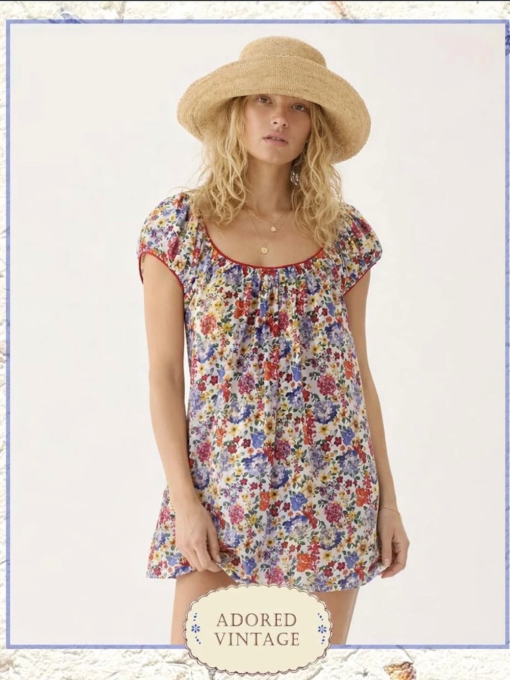 Olivaceous floral print dress